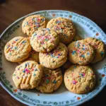 Peanut Butter Sprinkle Cookies
