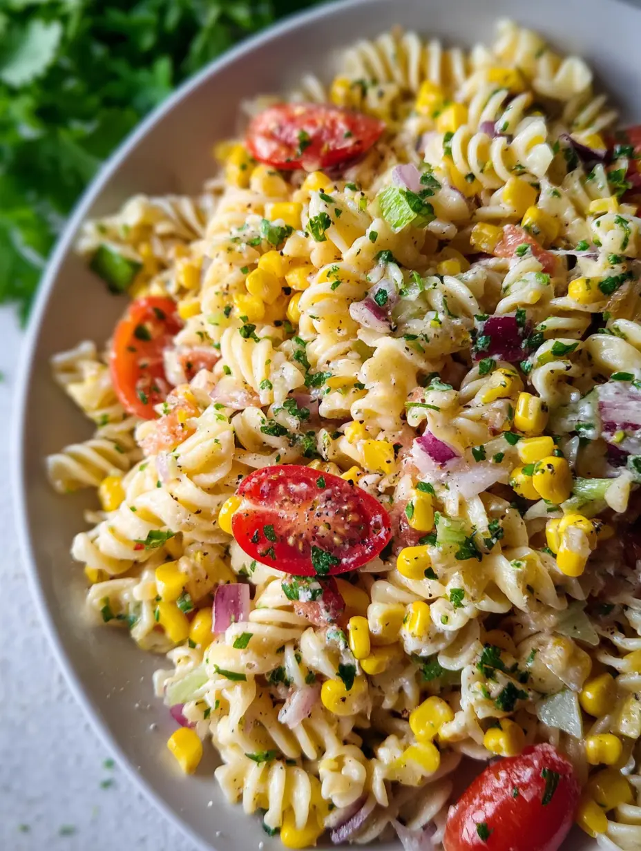 Ranch Corn Pasta Salad