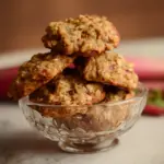 Rhubarb Oatmeal Cookies
