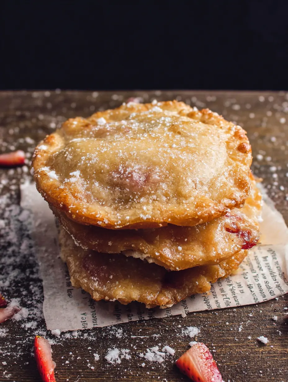 Rustic Strawberry Rhubarb Hand Pie