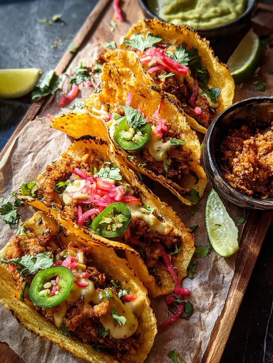 Spicy Jalapeño Chicken Tacos