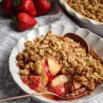 Strawberry Apple Crunch Crumble