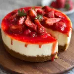 Strawberry Cheesecake with Balanced Sweetness