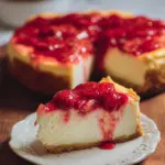 Strawberry Cheesecake with Soft and Creamy Filling