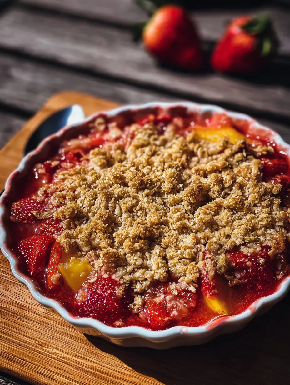 Strawberry Mango Crisp