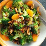 Sweet Broccoli Salad with Orange Dressing