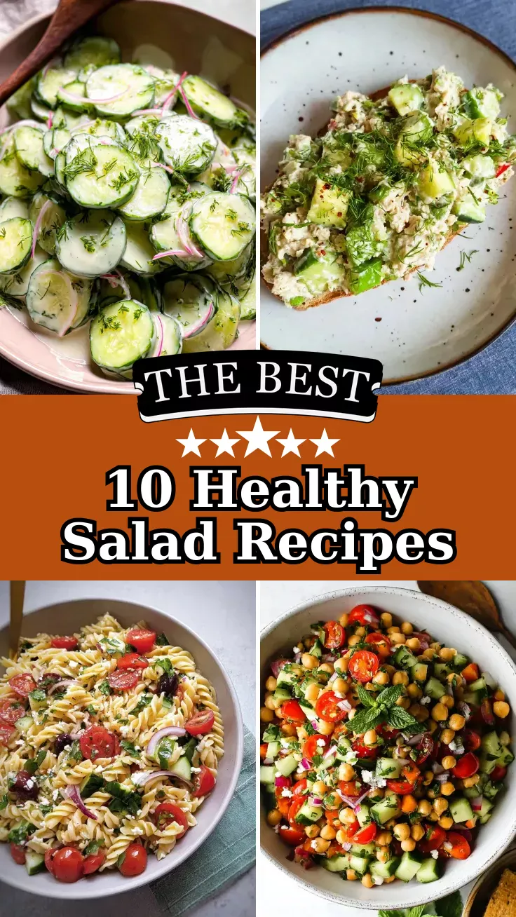 10 Fresh and Healthy Salad Recipes for Every Meal