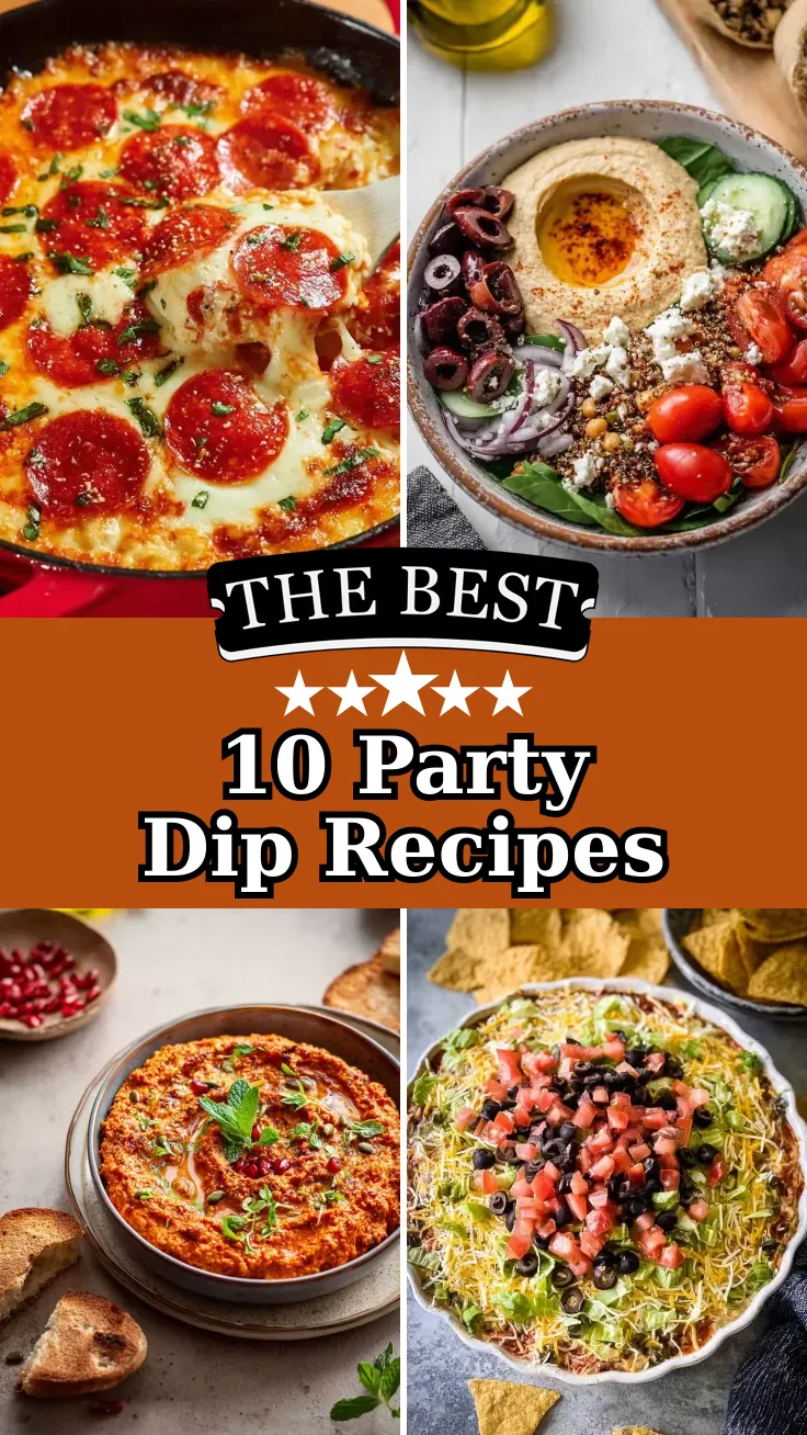 10 Must-Try Dips for Any Party or Snack
