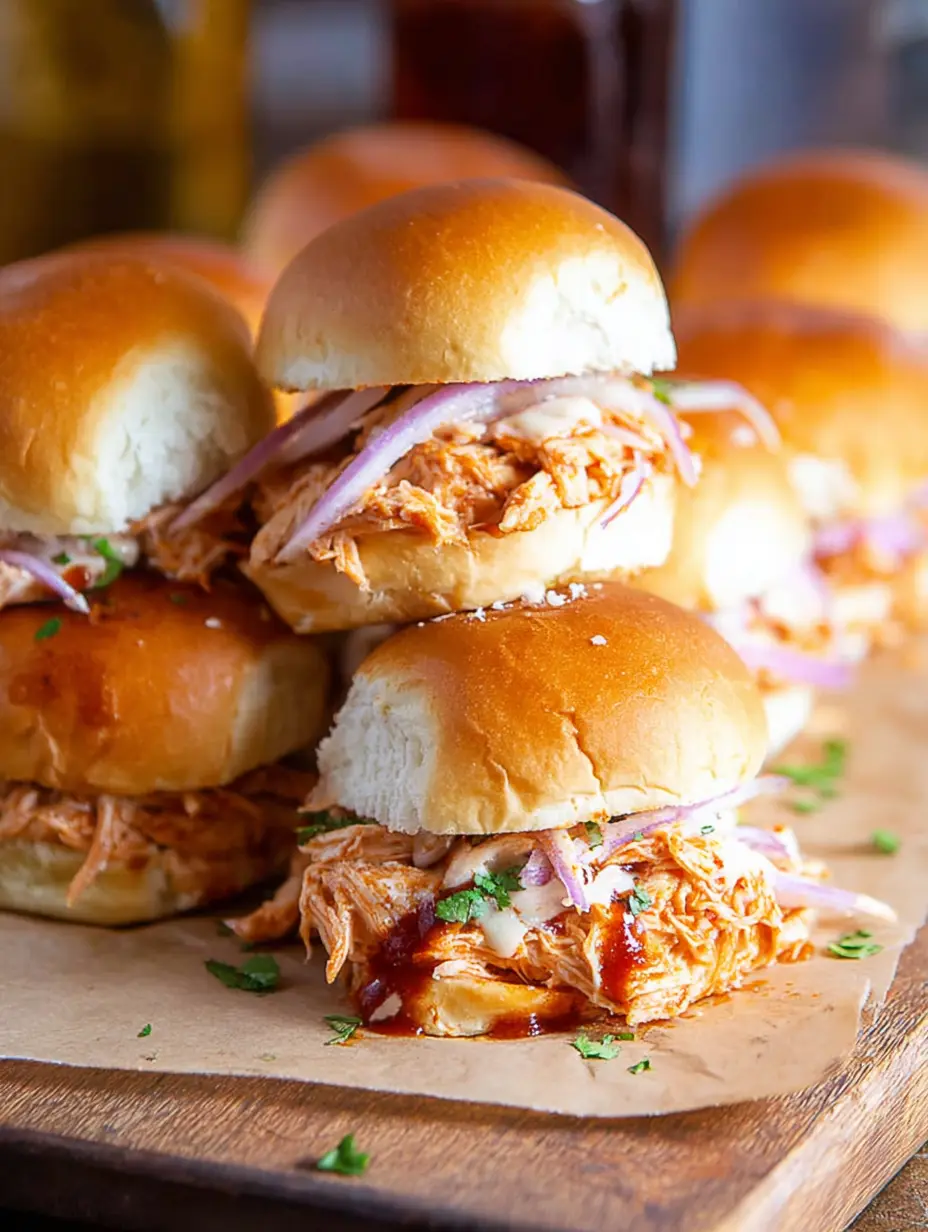 BBQ Chicken Sliders