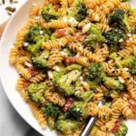 Broccoli Pasta Salad with Tomato Vinaigrette