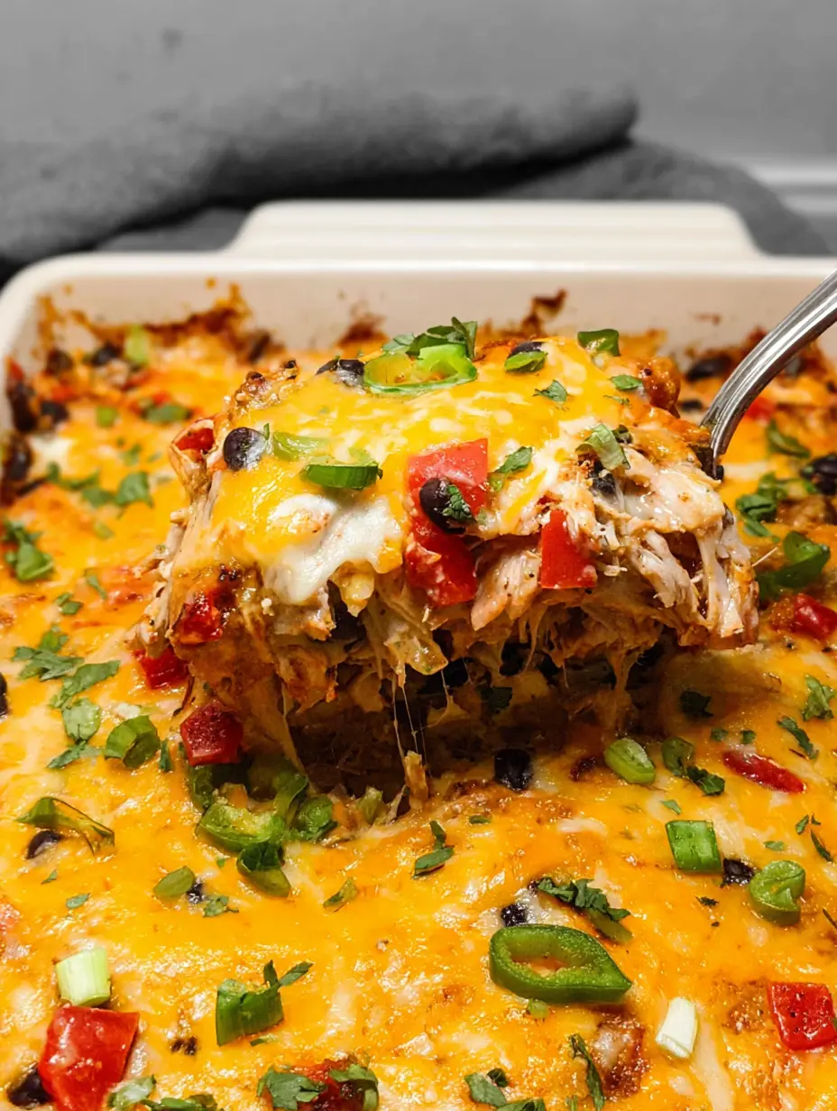 Chicken Burrito Casserole