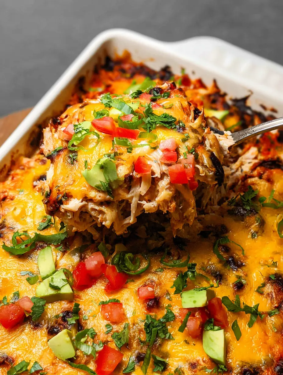 Chicken Burrito Casserole