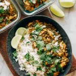 Cilantro Lime Chicken and Lentil Rice Bowls