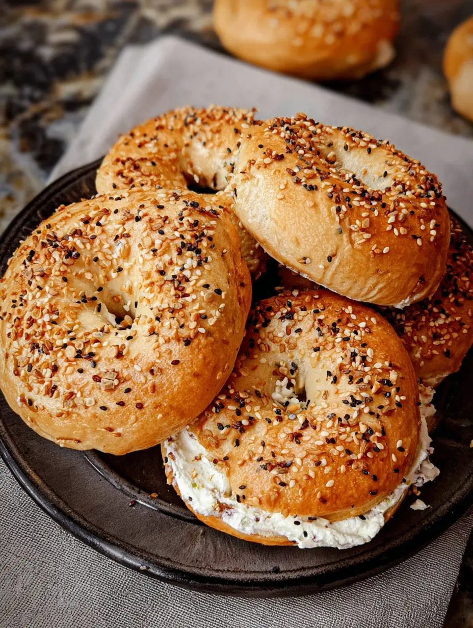 Cottage Cheese Bagels