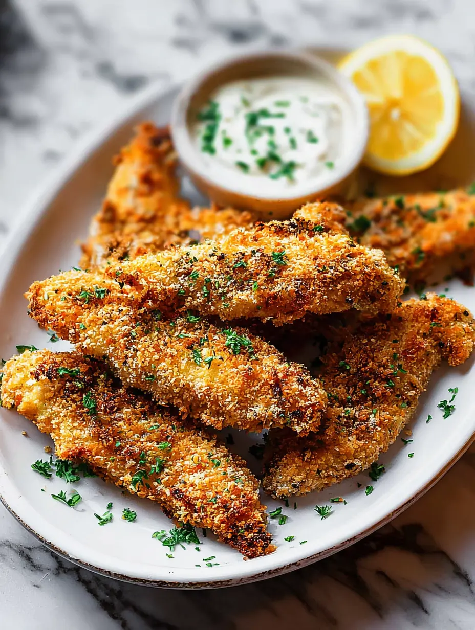 Crispy Oven Baked Chicken Tenders