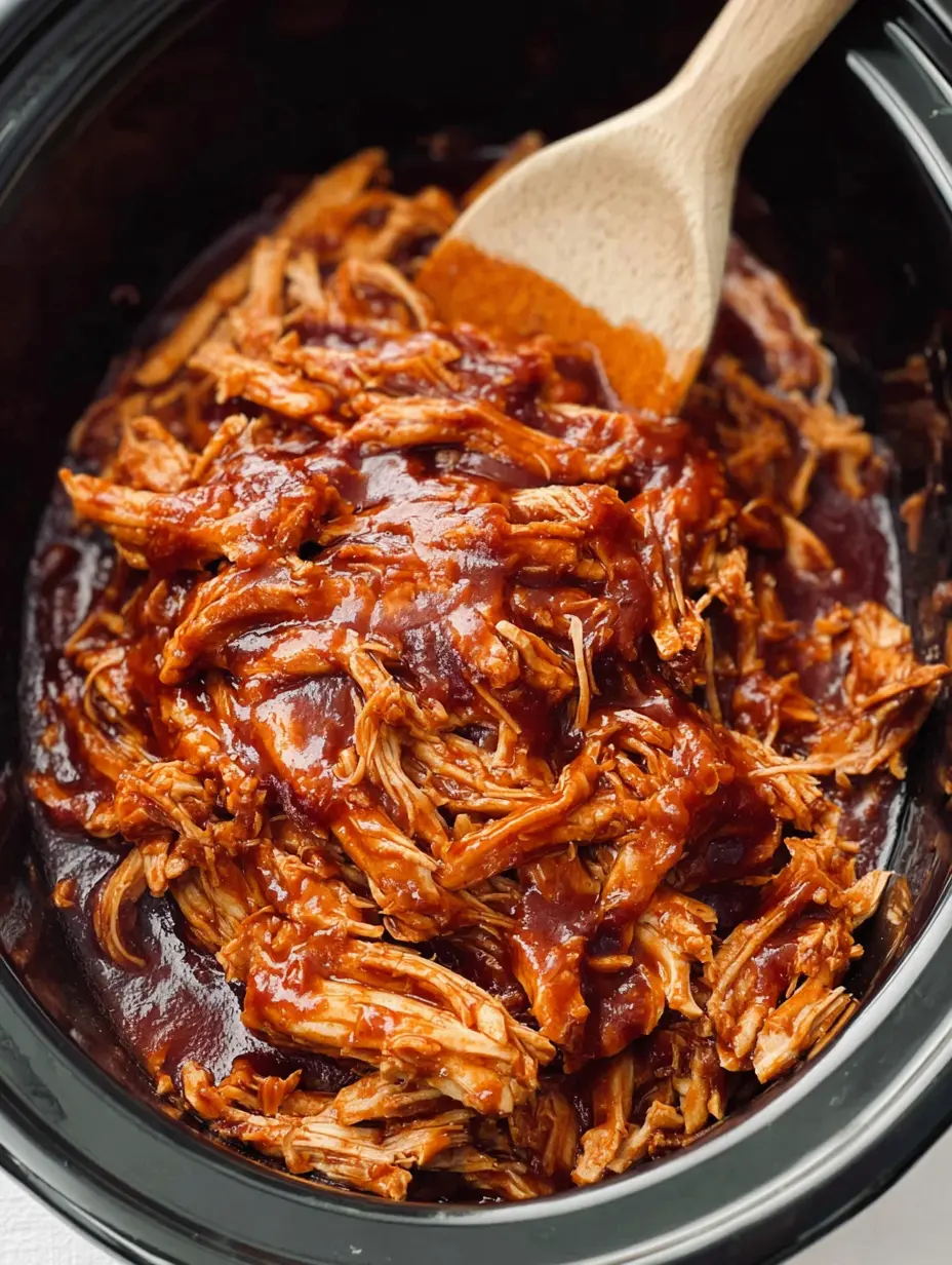 Crockpot BBQ Pulled Chicken