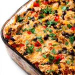 Easy Chicken Burrito Casserole