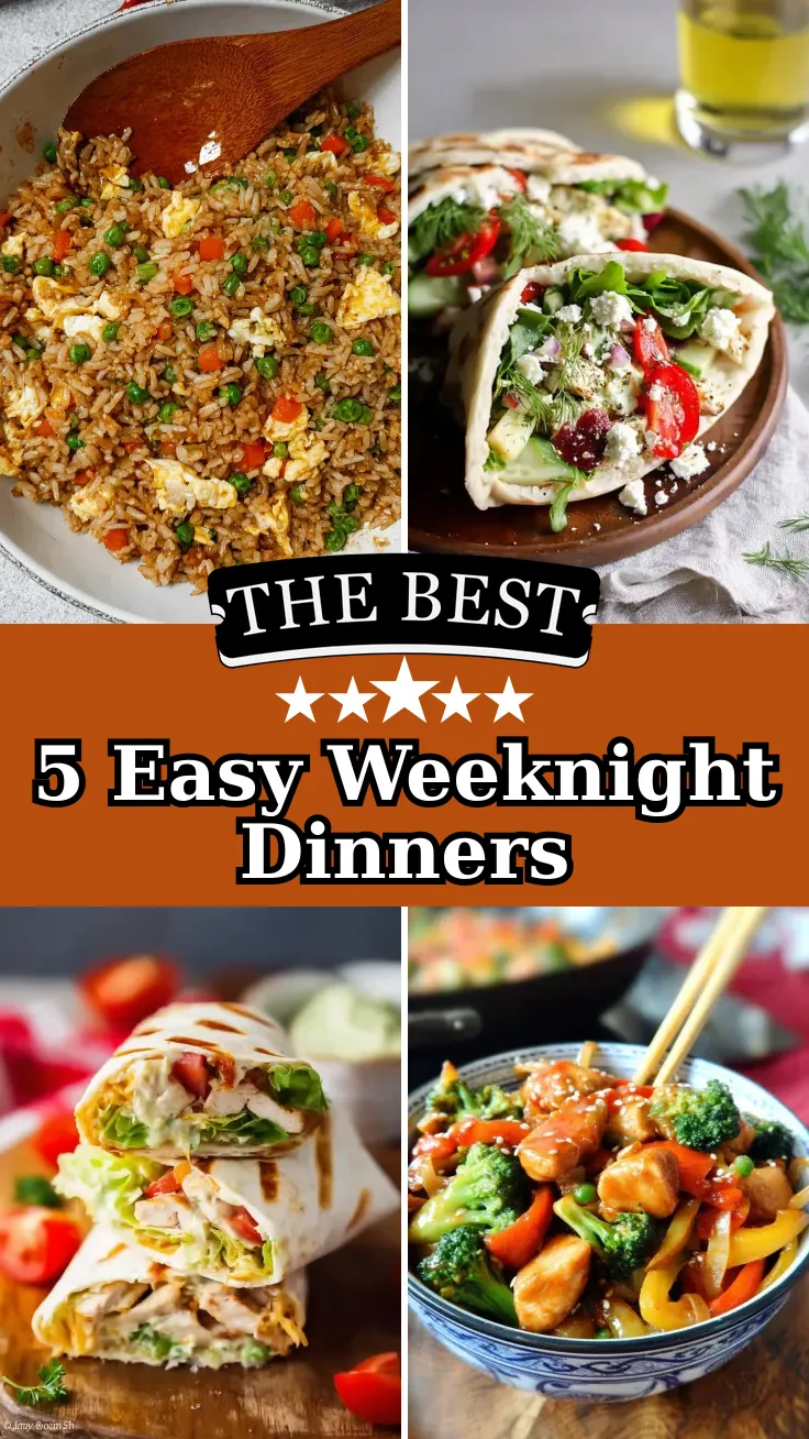 5 Easy Quick Meals for Busy Weeknights