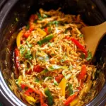 Easy Slow Cooker Chicken Fajitas