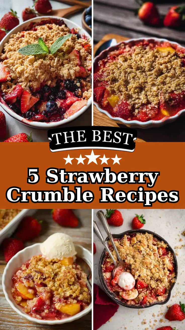 5 Easy Strawberry Crumble Recipes for Sweet Desserts