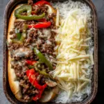 Ground Beef Philly Cheesesteak Meal Prep