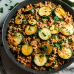 Ground Turkey and Zucchini Skillet