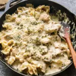 Healthy Chicken Alfredo Bake
