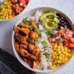 High Protein Chicken Burrito Bowl