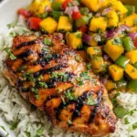 Honey Lime Chicken with Mango Salsa