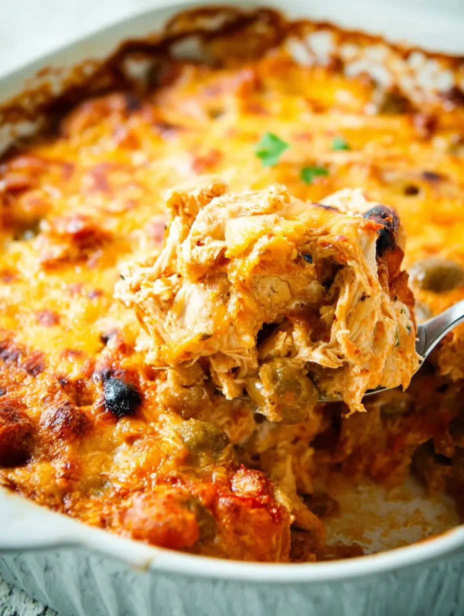 Keto Mexican Chicken Casserole