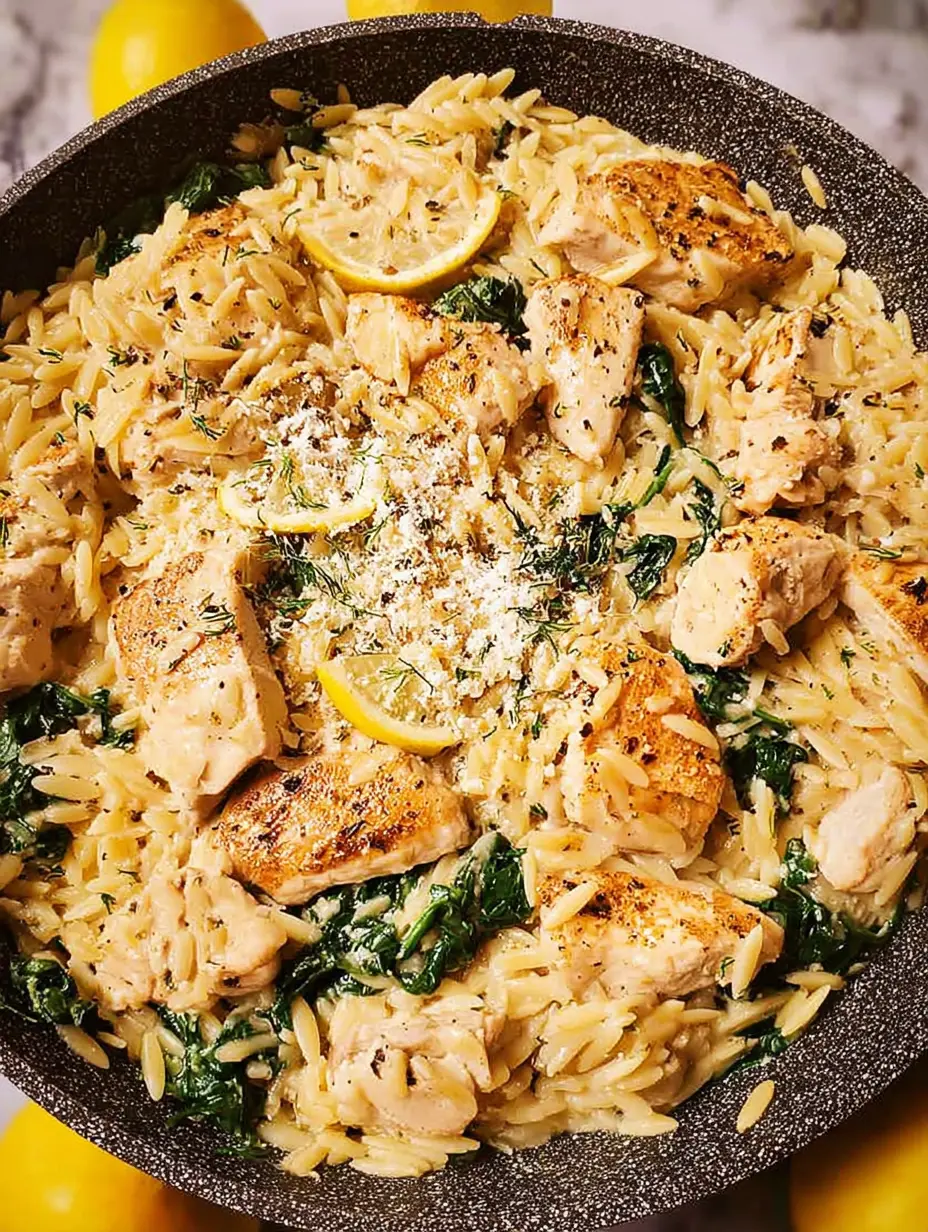 Lemon Chicken Orzo