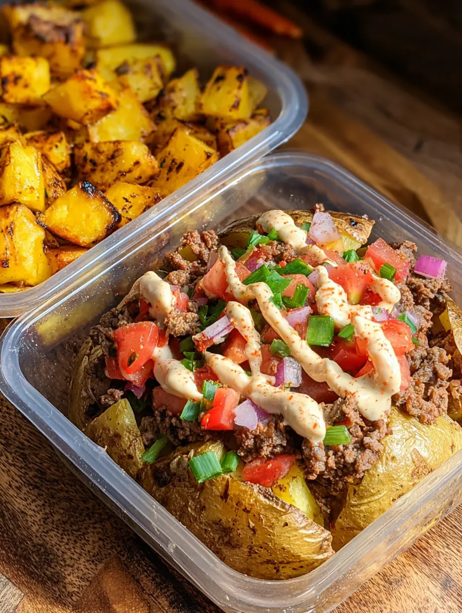 Loaded Potato Taco Bowls