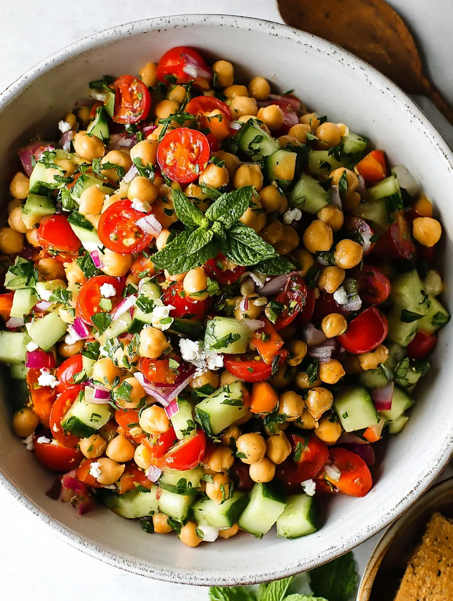 Mediterranean Chickpea Salad