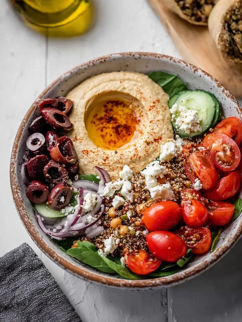 Mediterranean Hummus Bowl