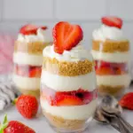 Mini Strawberry Cheesecake Cups for Kids