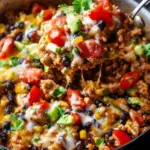 One-Pan Chicken Burrito Bowl (30 minutes)