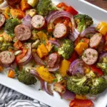 Sheet Pan Chicken Sausage Dinner