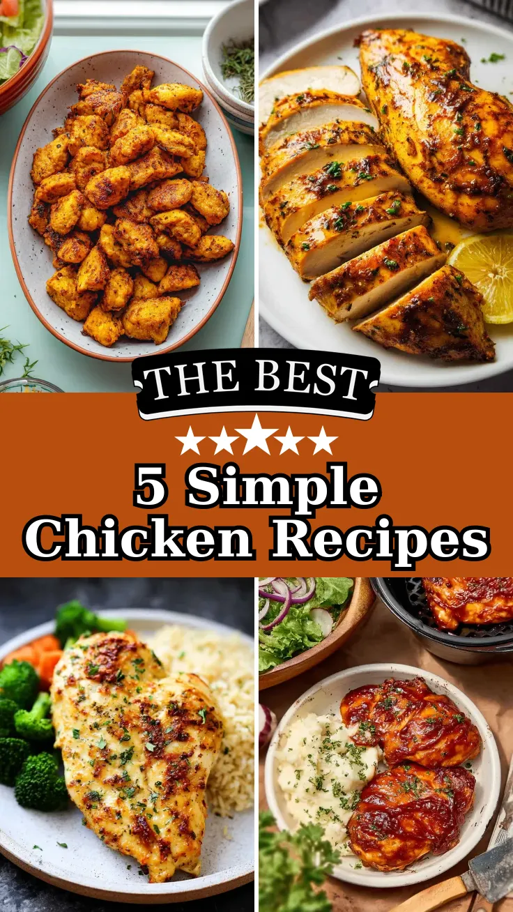 5 Simple Air Fryer Chicken Recipes for Weeknight Dinners