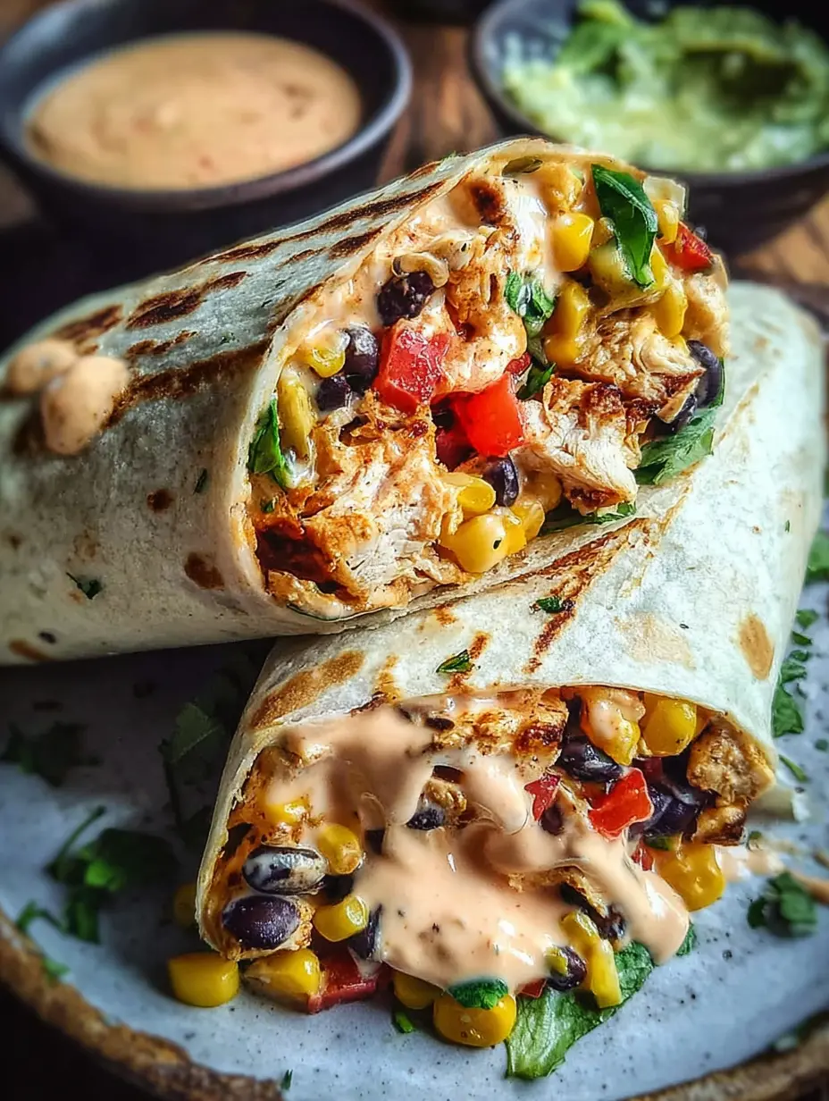 Southwest Chicken Wraps