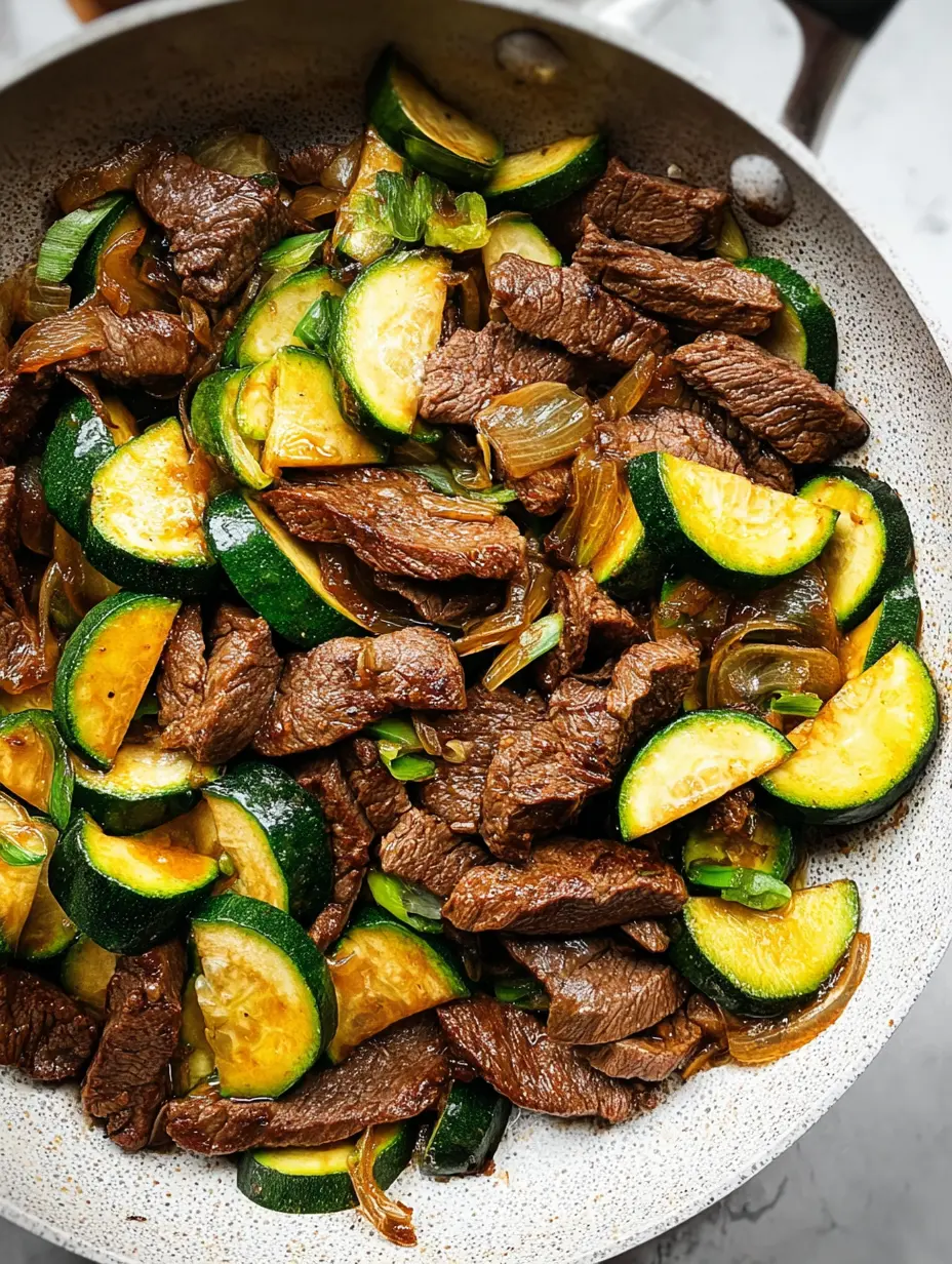 Steak and Zucchini Stir Fry