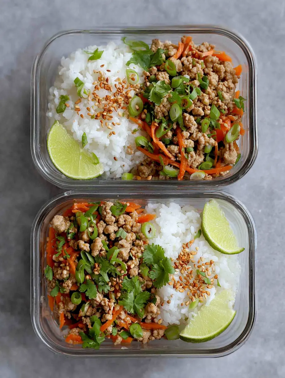 Teriyaki Ground Turkey Bowl