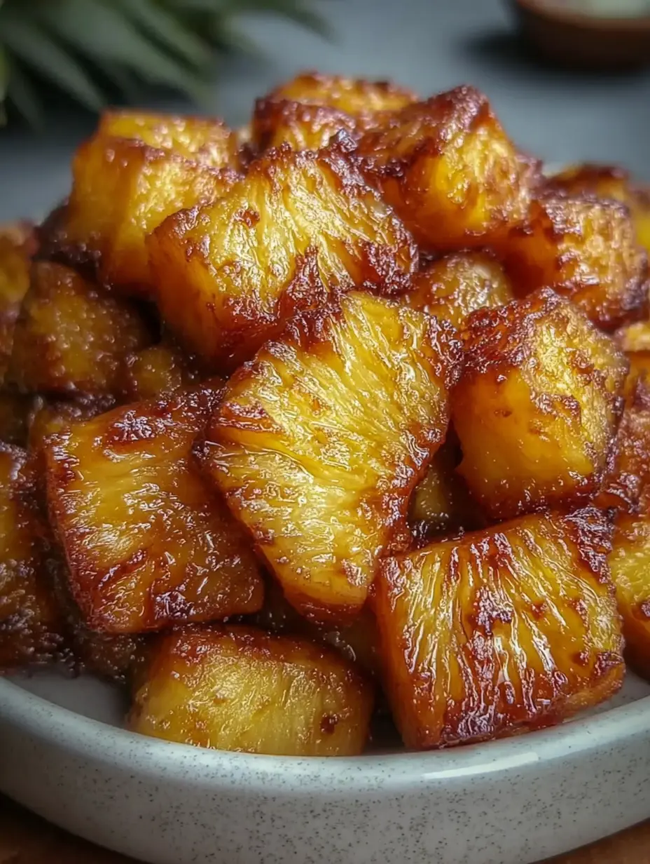 Air Fryer Pineapple Chunks