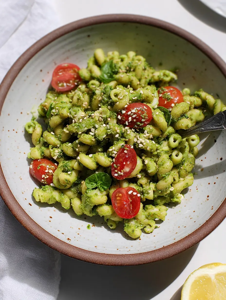 Avocado Pesto Pasta