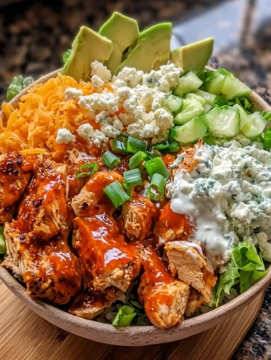 Buffalo Chicken Protein Bowl