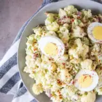 Cauliflower Potato Salad (Low Carb & Paleo)