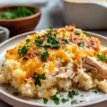 Chicken Cauliflower Rice Casserole