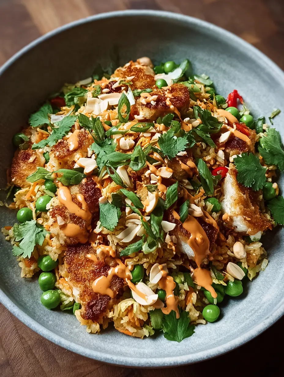 Chicken Crispy Rice Salad