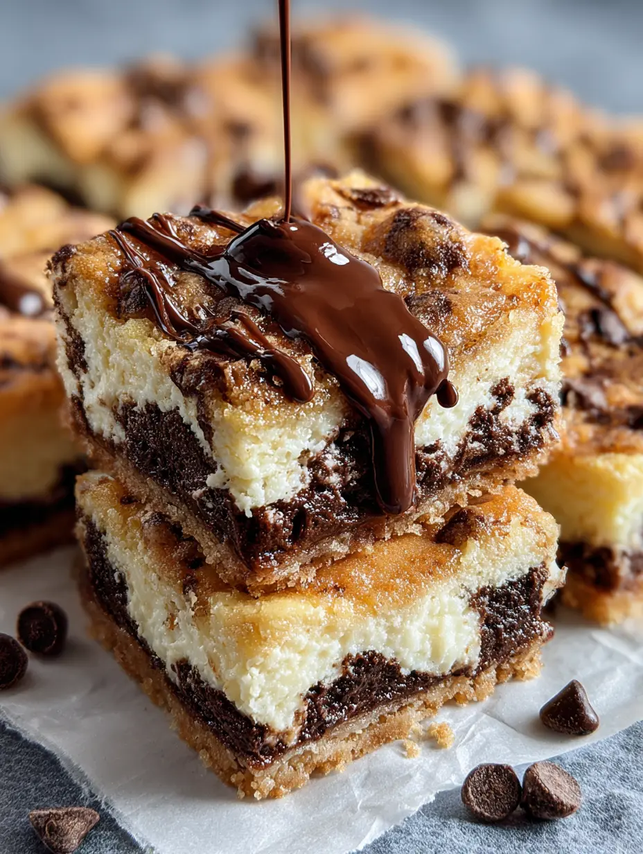 Chocolate Chip Cheesecake Bars