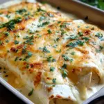 Creamy White Chicken Enchiladas