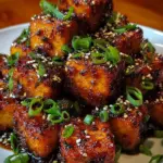 Crispy Honey Garlic Tofu
